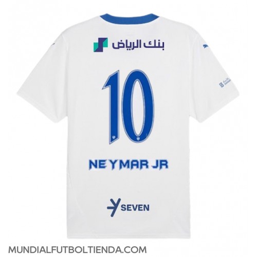 Camiseta Al-Hilal Neymar Jr #10 Segunda Equipación Replica 2024-25 mangas cortas